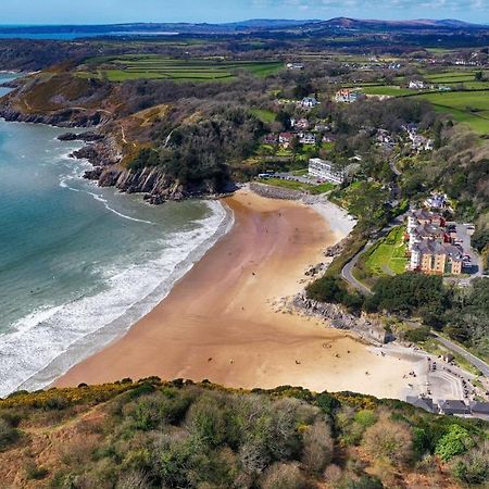 Caswell Beach Chalet 70 Located In Gower Peninsula Swansea Bagian luar foto